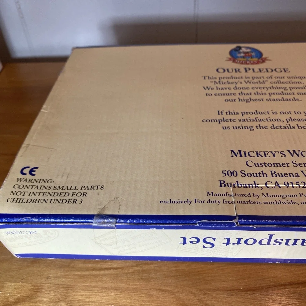 Disney Mickey's Transport‎ Set No. 26006 Die cast metal toys Sealed Box Wear